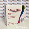 Orlistat HEXAL 60 mg Орлистат Гексал для похудения 60 мг, 84 шт, Германия