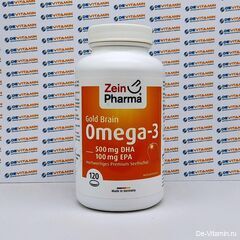 Omega 3 Gold Brain ZeinPharma Омега-3 Голд для мозга, 120 капсул, Германия