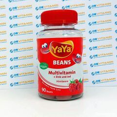 YaYa Beans Multivitamin Мультивитамины с цинком и йодом, лесные ягоды, 90 шт, Германия