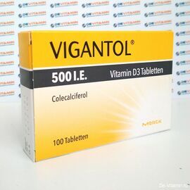 Вигантол 500 М.Е. Vigantol 500 I.E., 100 шт. из Германии в таблетках (бывш. Вигантолеттен)