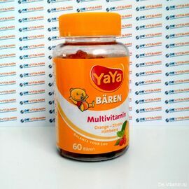 Мультивитамины YAYABAREN, жевательные мишки, 60 шт, Германия