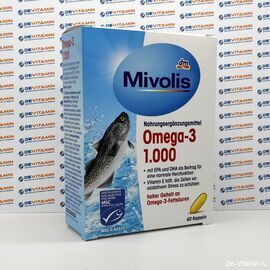 DM Omega-3 1000 Витамины Омега-3, 60 капсул, Германия