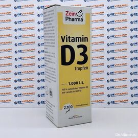 Vitamin D3 ZeinPharma  Витамин Д3 1000 ед, 50 мл, Германия