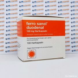 Ferro Sanol duodenal Ферро санол препарат железа 100 мг, 100 шт, Германия