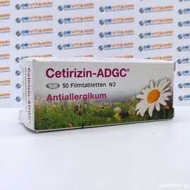 Cetirizin-ADGC Цетиризин от аллергии, 50 шт, Германия