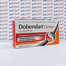 Dobendan Direct Добендан леденцы от боли в горле, 24 шт, Германия