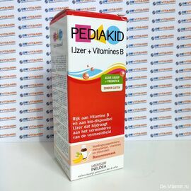 PEDIAKID Fer + Vitamines B Педиакид Железо и витамины группы В, 125 мл, Франция