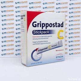 Grippostad Гриппостад от простуды с витамином С, 12 саше, Германия