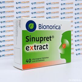 Sinupret Extract Синупрет при заложенности носа, 40 шт, Германия
