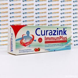 Curazink ImmunPlus Курацинк для иммунитета, с цинком, селеном и витамином С, 50 шт, Германия