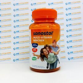 Sanostol Multi-Vitamin Саностол мультивитаминные мишки, 60 мишек, Германия