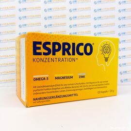 Esprico kapseln Эсприко в капсулах, при синдроме СДВГ, 120 шт, Германия