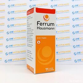 Ferrum Hausmann Железо в каплях, для детей и взрослых, 30 мл, Германия