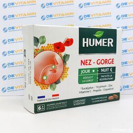 Humer Таблетки для носа/горла Хумер, 10 + 5 таблеток, Франция