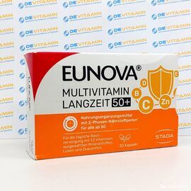 EUNOVA Langzeit 50+ Мультивитамины для людей от 50 лет, 30 шт, Германия