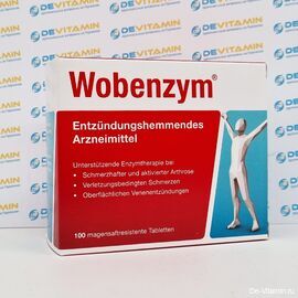 Wobenzym Вобэнзим противоспалительный препарат, 100 таблеток, Германия