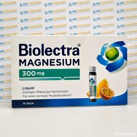 Цитрат магния 300 мг Biolectra Magnesium 300 mg, 14 шт, Германия