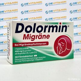 Dolormin Migrane Долормин при головной боли, 30 шт, Германия