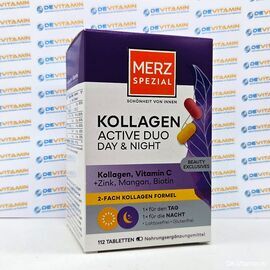 Merz Kollagen Коллаген с витамиом С, цинком, марганцем и биотином, 112 шт, Германия