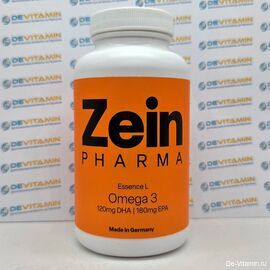 Zein Pharma Omega-3 Омега рыбий жир, 1000 мг, 140 капсул, Германия
