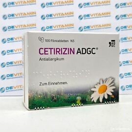 Cetirizin-ADGC Цетиризин от аллергии, 100 шт, Германия