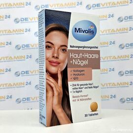 Mivolis Haut Haar Nägel Миволис комплекс для волос, ногтей и кожи, Германия, 30 штук