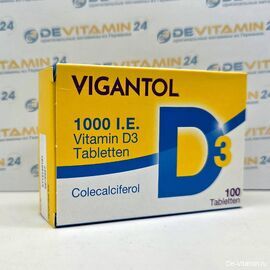 Вигантол 1000 М.Е. Vigantol 1000 I.E., 100 шт. из Германии в таблетках (бывш. Вигантолеттен)