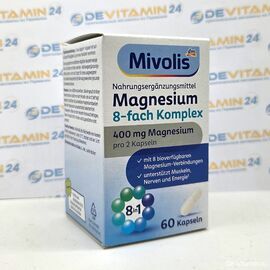 Mivolis Мульти-комплекс 8 форм магния, 60 таблеток, Германия
