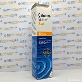 Calcium-Sandoz Sun Кальций с витаминами C и E, 20 шт, Германия