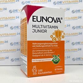 Eunova Junior Мультивитамины для детей Эунова Джуниор, 100 шт, Германия