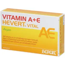 VITAMIN A+E HEVERT VITAL Витамин А + Е, Германия, 60 штук