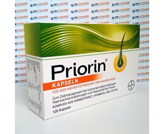 Priorin kapseln Приорин капсулы, витамины для волос, 120 шт, Германия