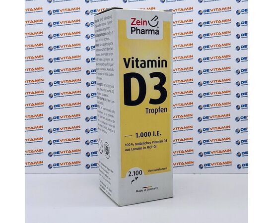 Vitamin D3 ZeinPharma  Витамин Д3 1000 ед, 50 мл, Германия
