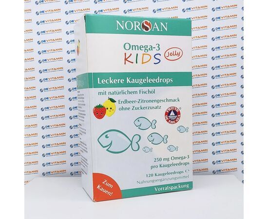 Norsan Omega-3 Kids Омега-3 для детей, жевательные капсулы, 120 капсул, Германия