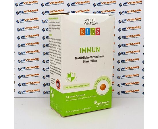 White Omega Kids Immun Витамины для иммунитета, 90 капсул, Германия