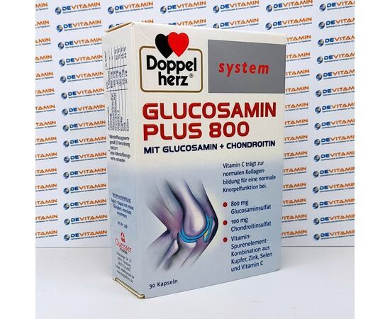 Doppelherz GLUCOSAMIN PLUS 800 Доппельгерц Глюкозамин 800, 30 капсул, Германия