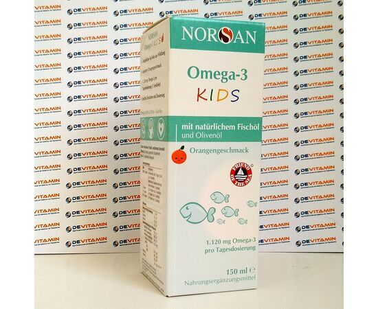 Norsan Omega-3 Kids Норсан Омега-3 для детей, сироп, 150 мл, Германия