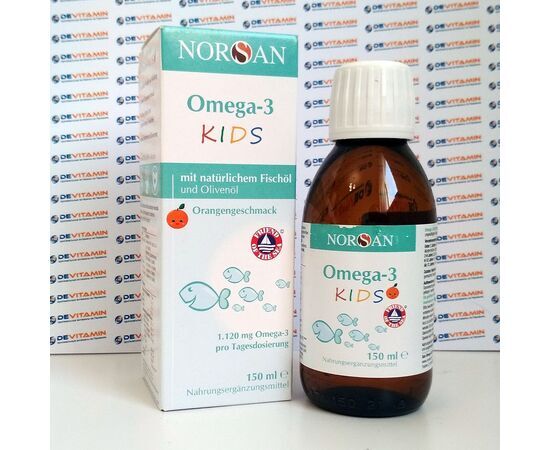 Norsan Omega-3 Kids Норсан Омега-3 для детей, сироп, 150 мл, Германия