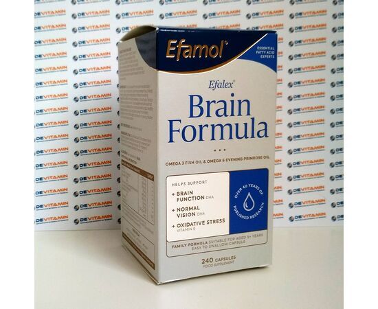 Efamol brain Эфамол брейн, капсулы, 240 шт, улучшение работы мозга, Великобритания