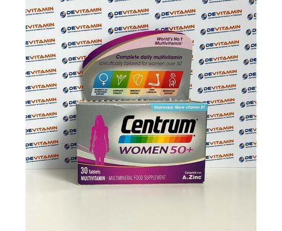 Centrum Woman 50+ Центрум для женщин 50+, 30 капсул, Великобритания