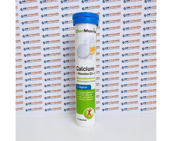DocMorris Calcium Кальций, шипучие таблетки, 14 шт, Германия