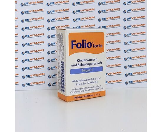 Folio 1 Фолио 1 витамины с фолиевой кислотой , для беременных, 90 шт, Германия