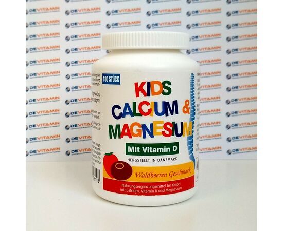 Kids Calcium & Magnesium, Кидс кальций и магний, 180 шт, Германия