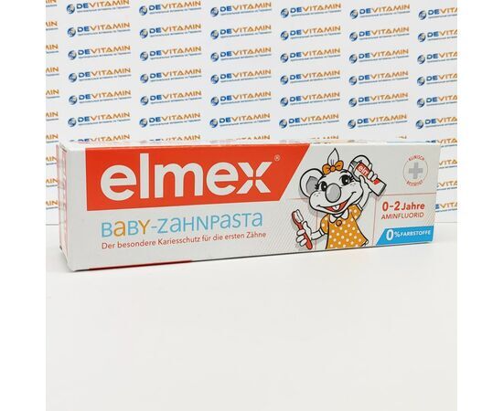 Elmex Baby-Zahnpasta, Элмекс детская зубная паста 0-2 года, 50 мл, Германия