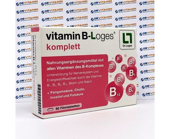 Vitamin B-Loges Витамины группы В, 60 таблеток, Германия