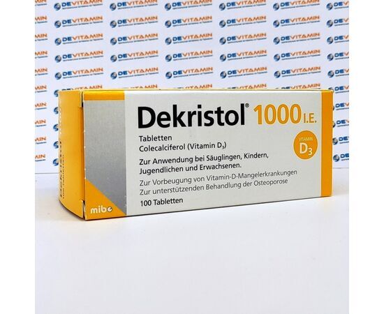 Dekristol 1000 I.E. Декристол 1000 ед, витамин Д, 100 шт, ГерманияDekristol 1000 I.E. Декристол 1000 ед, витамин Д, 100 шт, Германия