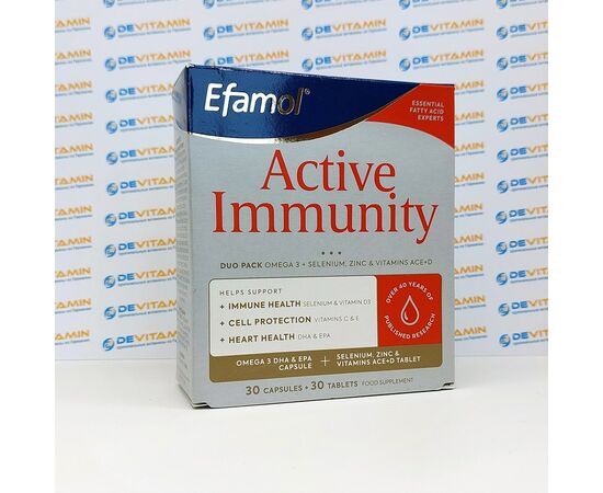 EFAMOL ACTIVE IMMUNITY Эфамол для иммунитета, КАПСУЛЫ, курс 30 дней, ВЕЛИКОБРИТАНИЯ