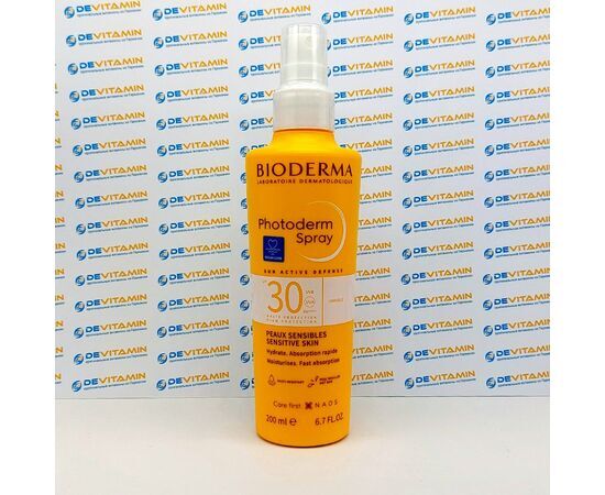 BIODERMA photoderm spray 30 spf Солнцезащитный спрей SPF 30, 200 мл, Франция