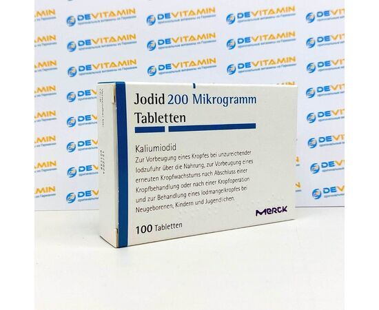 Jodid 200 Йод 200 мкг, 100 таблеток, Германия