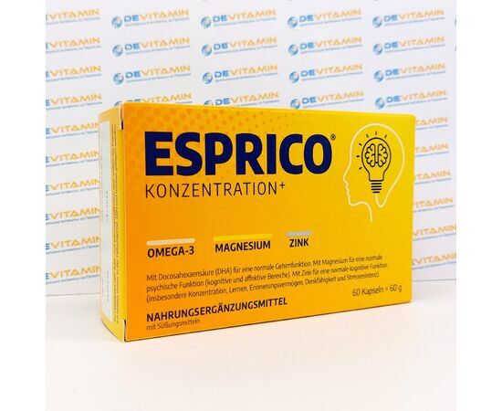 Esprico kapseln Эсприко в капсулах для детей, при СДВГ, 60 шт, Германия